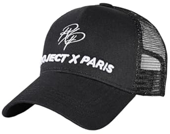 Project X Paris Casquette Filet Ajustable PXP Noir Taille Unique