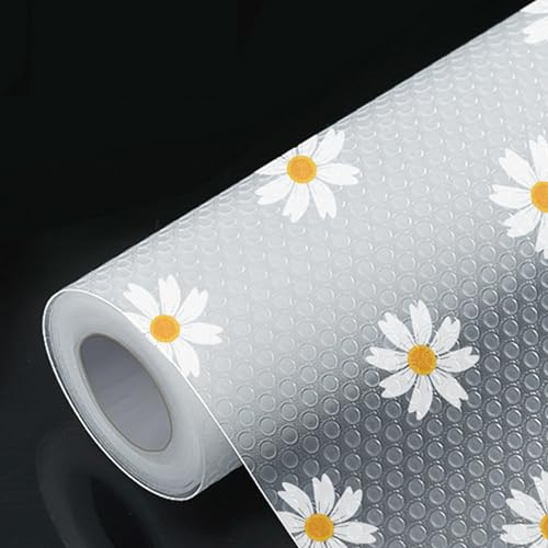 Alfombrilla para Cajones 30cm*300cm Protector Cajones Cocina Eva, Rollo De Alfombrilla Antideslizante para Cajones De Cocina, Alfombrilla para Cajones Verduras Frigorifico, Reutilizable, Impermeable