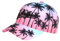 Cappello Los Angeles Rosa e Blu Fashion Tropical Sunrise Baseball, unisex, Rosa, taglia unica