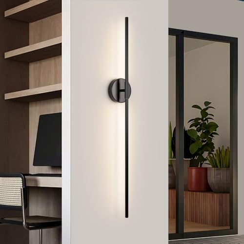 EIDEARAY Akku Wandleuchte mit Fernbedienung innen, USB-C 10000mAh Dimmbar Touch Kabellose Wandleuchten, Gold Wandleuchte ohne Stromanschluss, Geeignet für Wohnzimmer, Schlafzimmer 70CM 2-Stück