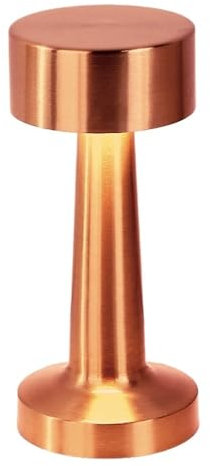 VONCYKI Lampe de Table rétro en métal tactile, luminaire décoratif d'intérieur, idéal for un Bar, une Table basse, un Restaurant, un bureau ou une chambre à coucher Lampe De Table(Rose gold)