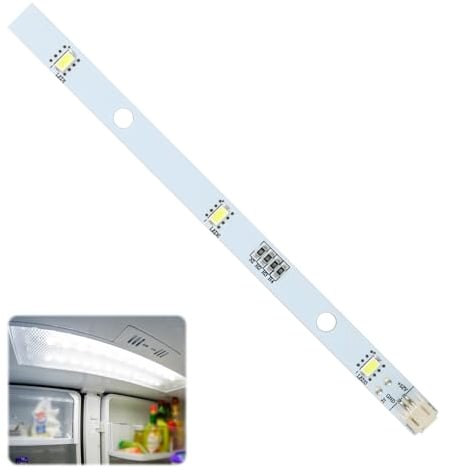 LED Light Strip for RONGSHENG/HISENSE Refrigerator LED Fridge Light Bar E349766 MDDZ-162A 1629348 DC12V 2W, Replacement Fridge Bulb Compatible with Kenwood Fridge KIFF5017 KIFF5020 KIFF7017 KIFF7020