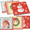 Servietten 3-lagig (33 x 33 cm)-60 Stück,Servietten Weihnachten,Perfekt für Weihnachten, Winter, Feiertage,Heiligabend Tischdekoration,Winter Papierserviette