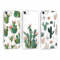 Kueqeay 3 Pièces Coque pour iPhone 7/8 / SE 2020/2022 4,7, Étui Transparente Aesthetic Cactus Motif Housse Ultra Souple Fine Silicone Antichoc Case Anti-Rayures TPU Bumper Protection Cover, 07