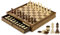 Peradix 38CM Ajedrez 2 En 1 Damas de Madera con Cajones,Juego Tablero Ajedrez Magnetico con 2 Reinas, Profesional Chess para Niños y Adultos