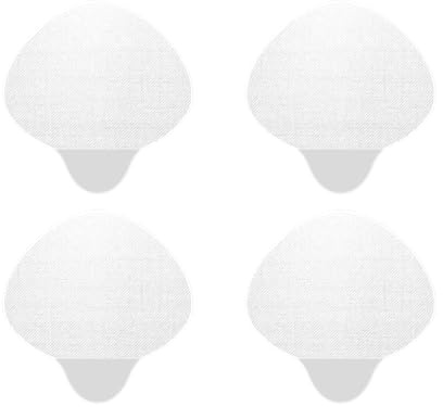 Zehenloch Schutz (BIG TOE HOLE PREVENTER) Selbstklebende Flicken/Patches zum Reparieren und Vorbeugen von Löchern am großen Zeh. Für Sneaker und Schuhe mit Mesh. [Weiß, 4 Stk. (L+R) SPARPACK]