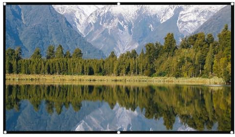 Pantallas de videoproyección - Pantalla de proyector duradera, Pantalla de proyector para exteriores | Pantalla de proyección antiluz 4K HD, para proyector de pantalla grande para casas, teatros