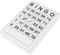 JOINPAYA 120St Bingo-Karten elektronisches Bingospiel Bingo-Spielkarten Bingo-Spiele für Kartenspiel Bingo familienspiele Spielkarten Set lustiges Bingopapier Sammelzubehör Weiß