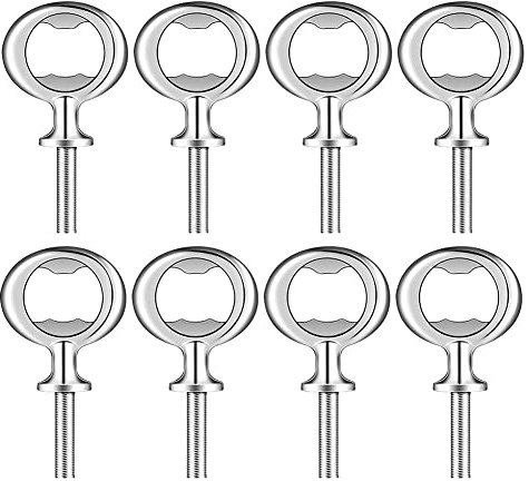 Flaschenöffner, Öffner-Set, 8-teilig, Metallöffner, Bieröffner, Basteln, DIY-Öffner, Rohling