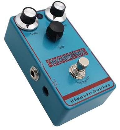 CHICIRIS Guitar Blues Classic Drive Pedal, Vintage Tube Wärme Gewinnstonsteuerung Wahre Bypass, um, Außergewöhnliche Klarheit und Funkeln mit Ikonischem Vintage -Charakter zu Erhöhen