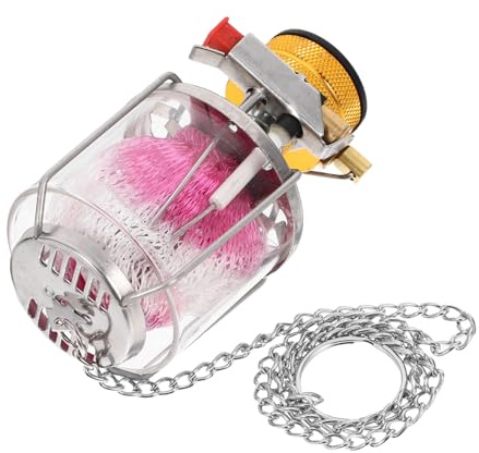 Gatuida Lanterne à Gaz Portable Multifonction pour Camping Extérieur Éclairage Suspendu Allumage Rapide Compacte et Légère pour Randonnée et Situations Urgence