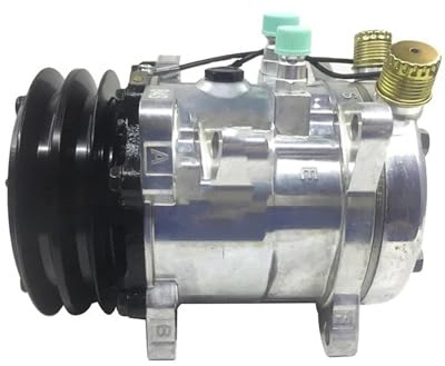 Klimakompressor FÜR SANDEN SD5H11 6321 Kompressor 2A 12V/24V 125mm Universal Auto Klimaanlage Kompressor Kompressor Klimaanlage(12 V)