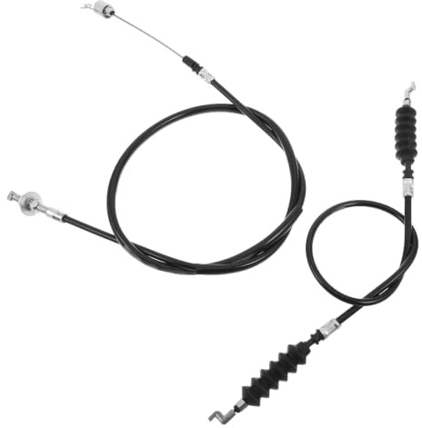 MUSISALY 2pcs Golf Cart Throttle Cable Combo with Clip Easy Install Accelerator to Governor Assembly for Gas Cart Pedal Replacement Custom Compatible