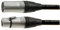 VAN DAMME XLR MIC LEAD, MALE TO FEM, 5M, BLACK