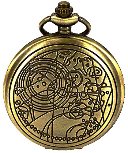 New Brand Mall Montre de poche à quartz rétro Doctor Who pour cadeaux