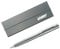 Lamy Füllhalter aion Modell 077, Farbe olivesilver (silber), inkl. Laser-Gravur (Feder M)