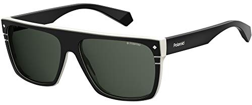 Polaroid PLD 6086/S/X 9HT BLACK IVORY, 60, SQUARE, Polarized