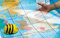 tts Bee-Bot und Blue-Bot transparente Rasterfolie ohne Taschen