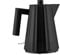 Alessi Plissé MDL06/1BUK - Electric Kettle in Thermoplastic Resin, English Plug 2400W, 100 cl, Black