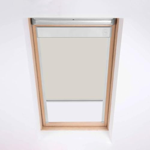 Classic Roof Blinds Velux - Estor opaco para ventanas de techo, código C01, color crema