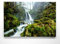 Atemberaubendes Leinwandbild vom Schwarzwald im XXL Format 120x80cm. Motiv Wasserfall als großes Wandbild. Fertig aufgespannt auf Holzrahmen. Als Hintergrund und Deko für Wohnzimmer & Schlafzimmer