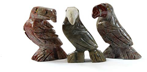 Steingrau Steinfigur Tukan Zazu