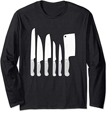 Knife kit kitchen tools gadget shirt Manche Longue