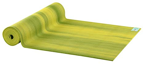 YIN-YANG DELUXE Yogamatte 6mm - 61x183cm - Grün/Gelb