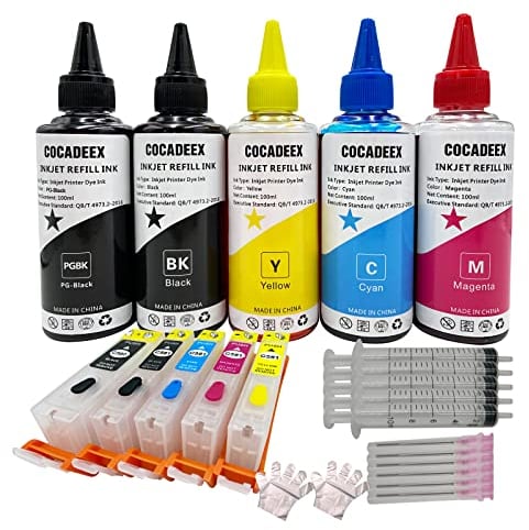 COCADEEX 580XXL Tintenpatronen-Set für Canon PGI-580XXL CLI-581XXL, PIXMA TS6150 TS6151 TS6250 TS6251 TS6350 TS6351 TS705 TR7550 TR8550 TS9550 TS9551C K BK C M Yan