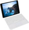 Wireless Keyboard, Bluetooth Multifunctional Quiet 10inch Touchpad Keypad, Ultra Thin Waterproof Lightweight Portable, for Smartphones, Tablets, Laptops, Desktop Computers, for Travel, Business(White)