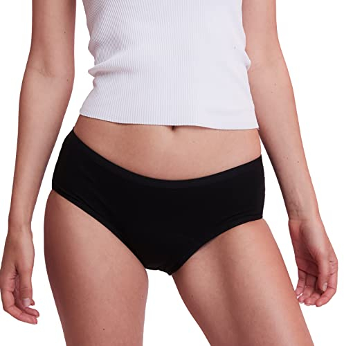femtis Perioden-Unterwäsche INSA Baumwoll Slip | Saugstarke Menstruationsunterwäsche für Starke Blutung | Periodenunterwäsche für Frauen & Mädchen | Alternative zu Tampons Binden Slipeinlagen I XS