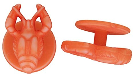 EXNER Kugel-Knöpfe/Motiv-Knöpfe Hummer in Verpackungseinheit von 12 Stück
