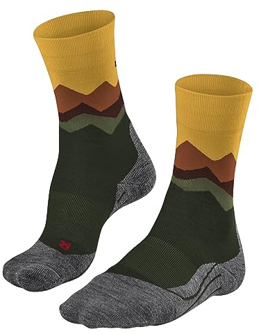 FALKE Men's TK2 Crest Hiking Socks Medium Cushioning Anti Blister Warm