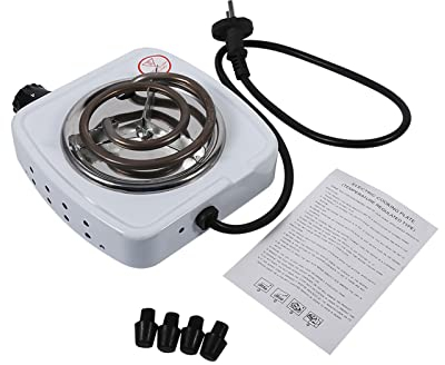 Fornello Electirco, Bruciatore 220V 500W Fornello Elettrico Piastra Calda Cucina Domestica Fornello Riscaldatore per Caffè Piastra Riscaldante