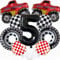 Yunchu Online Luftballon Auto Geburtstag Kit Monster Truck Cars Geburtstagsdeko Junge 5. Truck Geburtstag Dekoration Auto Thema Party Dekorationen für Monster Truck Rennen Auto Theme Party Supplies