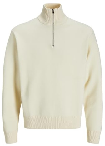 Jack & Jones Herren Jorvesterbro Knit Half Zip Strickpullover (1er Pack)
