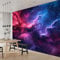 Wall Mural Bright Starry Sky 300x210 cm Photo Wallpaper Non-Woven 3D Wallpaper Roll Mural Wallcoverings for Bedroom Living Room TV Backdrop