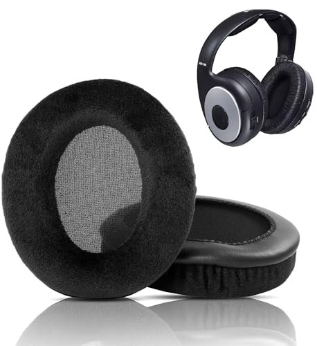 HAIZEEN Ohrpolster Kompatibel mit Sennheiser RS140 HDR140 RS130 HDR130 Kopfhörern Ohrpolster Ersatzkissen (Weiches Gewebe/Hochwertiger Schaum)