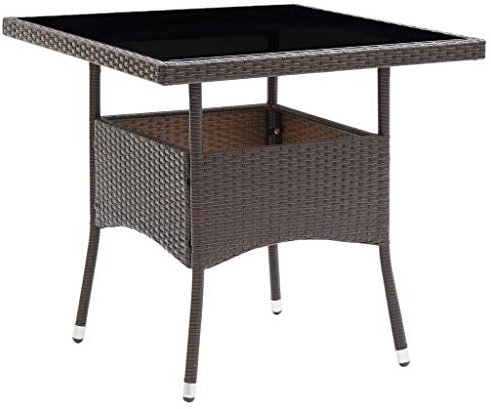 Garten-Esstisch Poly Rattan,jiangboyue-310552