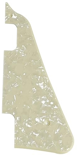 Für Gibson Epiphone Les Paul Gitarren-Pickguard LP P90 (1-lagig, cremefarbene Perle)
