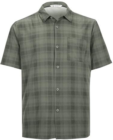 killtec Herren Funktionshemd KOS 98 MN WVN SHRT, helloliv, L, 38009-000