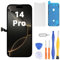 LL TRADER Display für iPhone 14 Pro LCD 6.1 Bildschirm Ersatz FHD Touchscreen 3D Touch Digitizer Rahmen Montage und Reparaturkits 20251