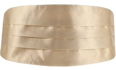 KGDUYC 1pcs Satin Kummerbund Herren Kummerbund Männer für Smoking Frack Anzug Hemd, Verstellbar Band, schärpe für tuxedo (Champagner)