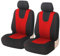 WTXXGQ Autositzbezüge Für Jeep Für Wrangler Für Sahara Für Commander Für Cherokee Für Compass Für Renegade Für Grand Für Cherokee WK Autositzbezüge Auto Schonbezüge(2Seats-Red)