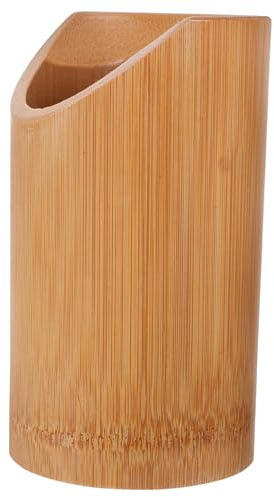 ROMISBABA Porte-ustensiles en bois Organisateur de Cuisine pour et Accessoires Rangement Compact et Élégant Bois Recyclable