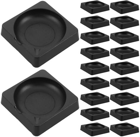 ARTSEWPLY Lot de 20 Pierres à Encre Chinoises Portables 7,5 Cm Bac de Rangement D'encre Hermétique et Repose-pinceaux Intégrés, pour Calligraphie Traditionnelle, Dessin et Peinture