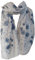 GlamLondon Damen-Schal Löwenzahn-Motiv, mit Pusteblumen bedruckt, elegantes Umhängetuch Gr. 90, Cremefarben/Weiß