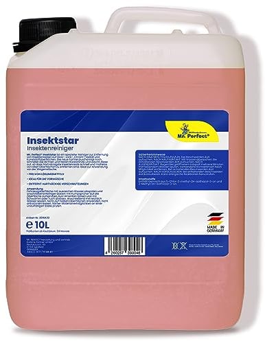 Mr. Perfect® Insektstar - Profi Insektenentferner Auto 10L | Lackschonender Insektenreiniger KFZ | Insektenentferner Motorrad | Für Lack, Glas, Kunststoff & Chrom geeignet
