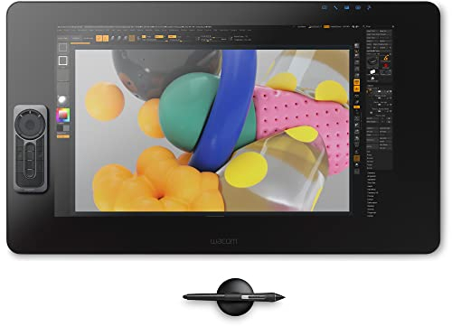 Wacom Cintiq Pro 24 Creative Pen and Touch Display – 4K Graphic Drawing Monitor with 8192 Pen Pressure and 99% Adobe RGB (DTH2420K0)