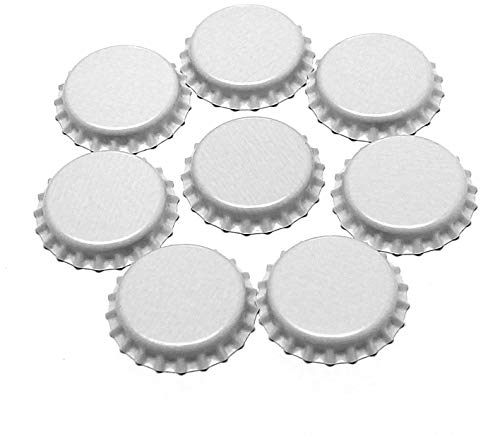 Crown Caps White x100